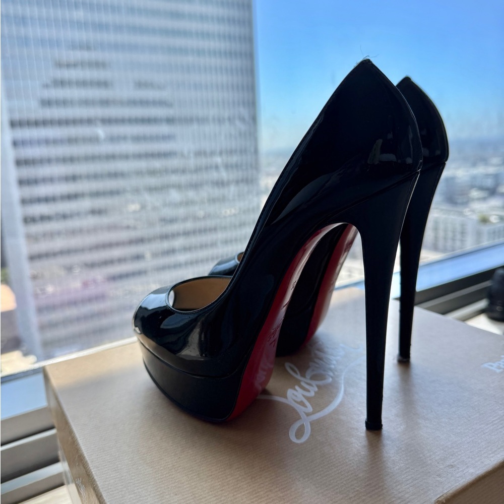 Christian Louboutin Lady Peep Heels